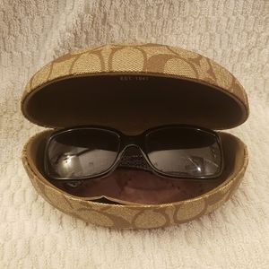 Coach black sunglasses